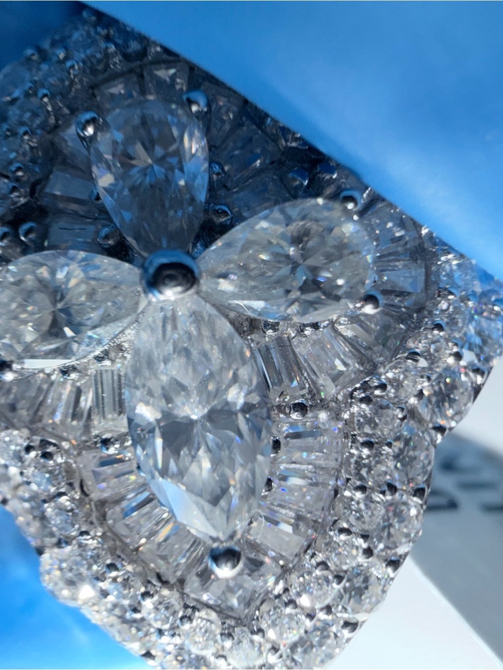 925 starling SILVER MOISSANITE ring - Picture 4 of 10